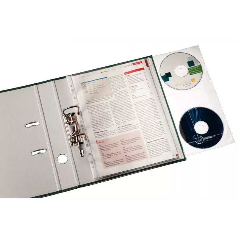 Leitz Premium CD kabatiņa A4, 30% pirmslietošanas pārstrādāta plastmasa