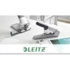 Leitz lieljaudas plakanā skavošanas tipa skavotājs, 60 lapām, pelēks, gaiši pelēks, standarta skavošanas tips, 25/10, 6 cm, 110 skavas