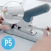 Leitz lieljaudas plakanā skavošanas tipa skavotājs, 60 lapām, pelēks, gaiši pelēks, standarta skavošanas tips, 25/10, 6 cm, 110 skavas
