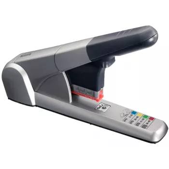 Leitz lieljaudas skavotājs, 80 lapas, sudraba krāsā, Leitz 5591, 5592, 5593, 5594, metāls, plastmasa, 4,3 cm, 1 kg