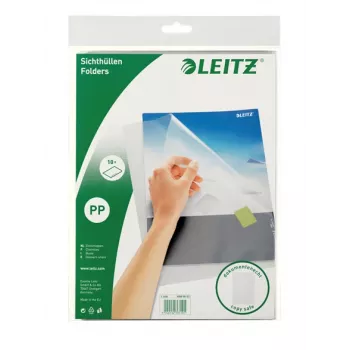 Leitz Kvalitatīva mape A4, 30% pirmspatēriņa pārstrādāta plastmasa, A4, Polipropilēns (PP), Portrets, 220 mm, 313 mm, 20 g