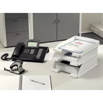 Leitz Letter tray Plus Jumbo, plastmasa, balta, A4, 255 x 103 x 357 mm, 340 g, 1 gab.