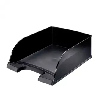 Leitz Letter tray Plus Jumbo, Plastic, Melns, A4, Envelope, Letter, Note, Paper, 242 x 330 x 95 mm, 255 x 357 x 103 mm