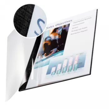 Leitz impressBIND vāciņš Soft 7,0 mm, A4, melns, 70 lapas, 214 mm, 302 mm, 11 mm