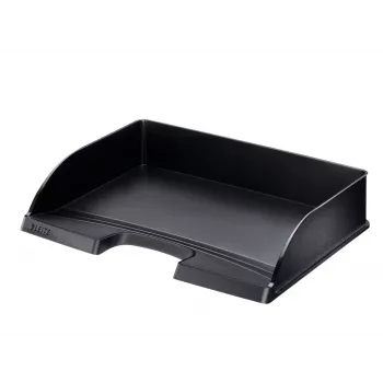 Leitz vēstuļu paliktnis Plus Landscape Standard, plastmasa, melns, A4, 350 x 245 x 63 mm, 363 mm, 273 mm