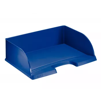 Leitz Letter tray Plus Landscape Jumbo, plastmasa, zila, A4, vēstules, piezīmes, papīrs, 350 x 245 x 97 mm, 363 x 273 x 103 mm