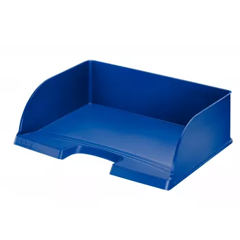 Leitz Letter tray Plus Landscape Jumbo, plastmasa, zila, A4, vēstules, piezīmes, papīrs, 350 x 245 x 97 mm, 363 x 273 x 103 mm