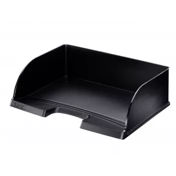 Leitz Letter tray Plus Landscape Jumbo, plastmasa, melna, aploksne, vēstule, piezīme, papīrs, 350 x 103 x 273 mm, 363 x 273 x 103 mm, 400 g