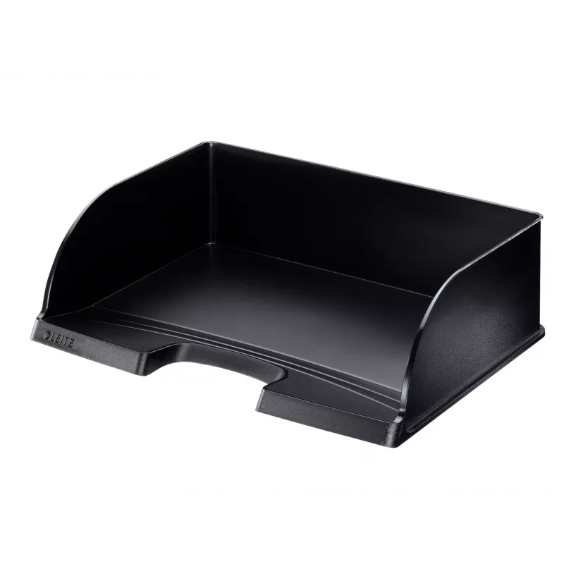 Leitz Letter tray Plus Landscape Jumbo, plastmasa, melna, aploksne, vēstule, piezīme, papīrs, 350 x 103 x 273 mm, 363 x 273 x 103 mm, 400 g