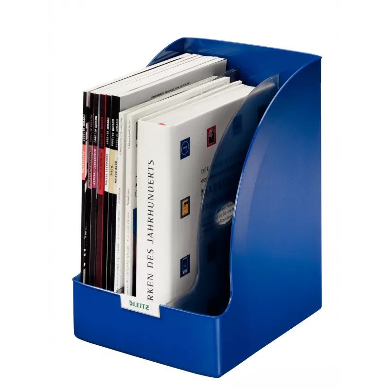 Leitz žurnālu vāks Plus Jumbo, zils, plastmasa, A4, 20,5 cm, 740 g