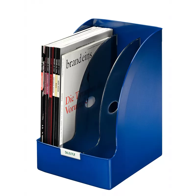 Leitz žurnālu vāks Plus Jumbo, zils, plastmasa, A4, 20,5 cm, 740 g
