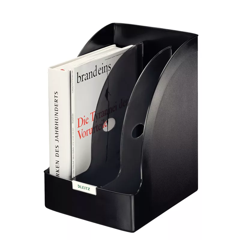 Leitz Magazine file Plus Jumbo, melna, plastmasa, A4, 20.5 cm, 213 mm, 321 mm