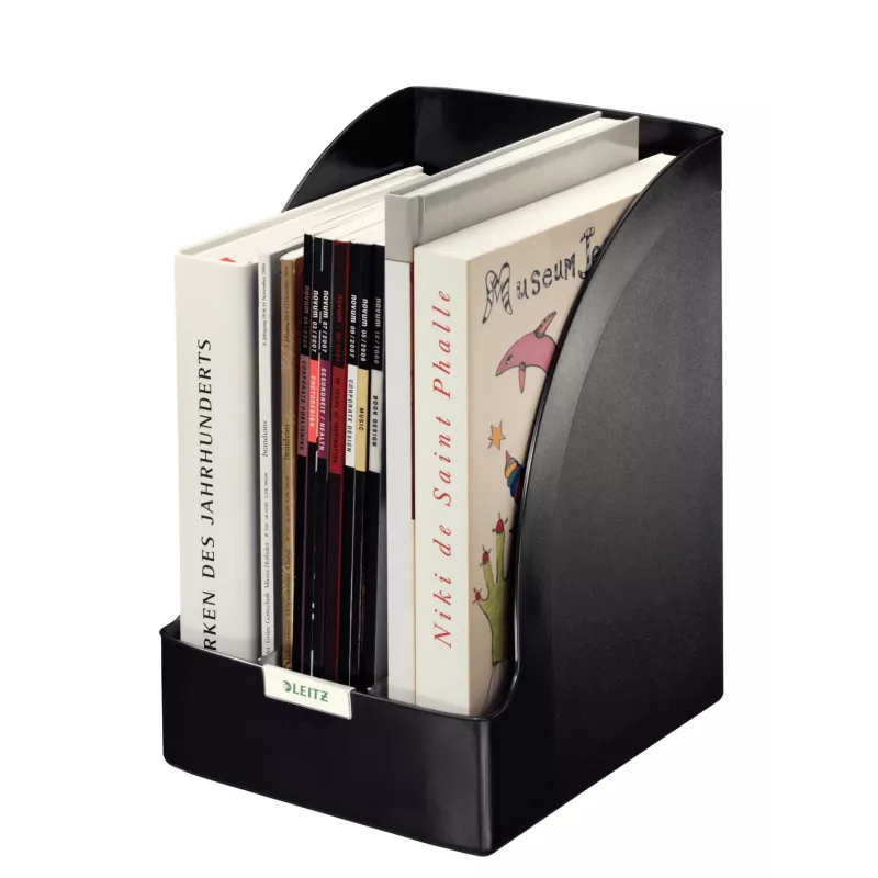 Leitz Magazine file Plus Jumbo, melna, plastmasa, A4, 20.5 cm, 213 mm, 321 mm