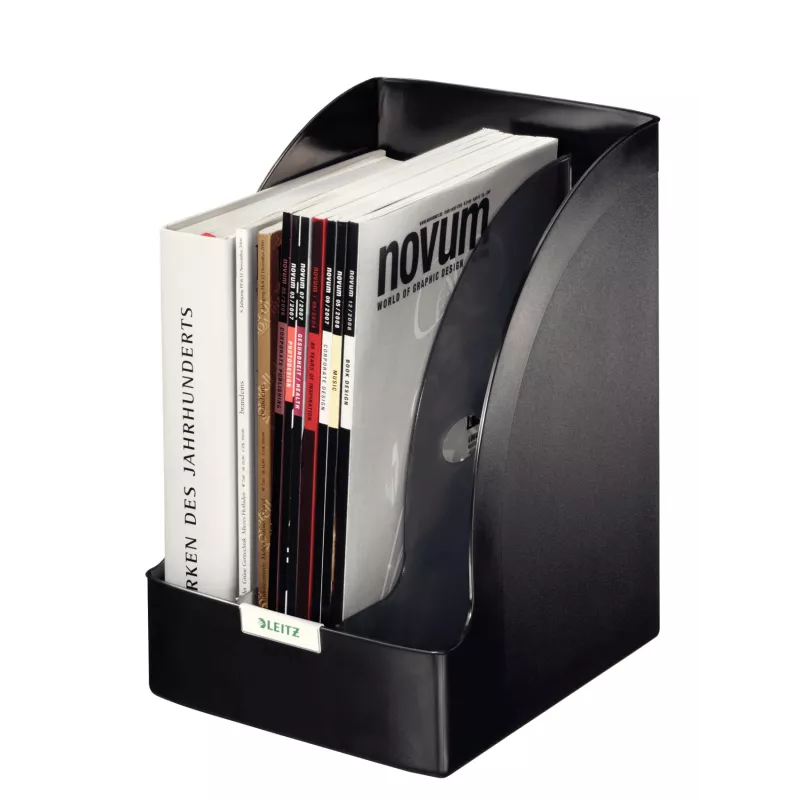 Leitz Magazine file Plus Jumbo, melna, plastmasa, A4, 20.5 cm, 213 mm, 321 mm