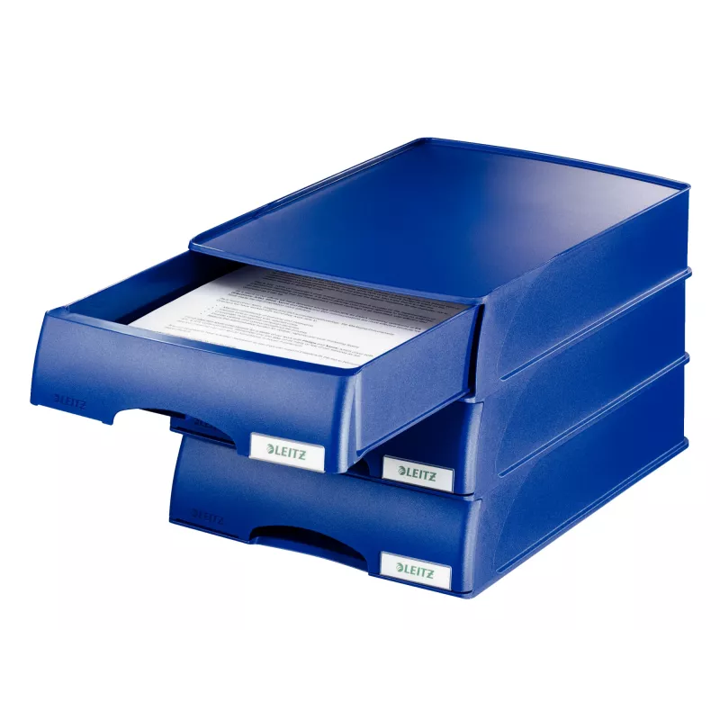 Leitz Letter tray Drawer unit Plus, Plastmasa, Zila, A4, 234 x 325 x 53 mm, 255 mm, 376 mm