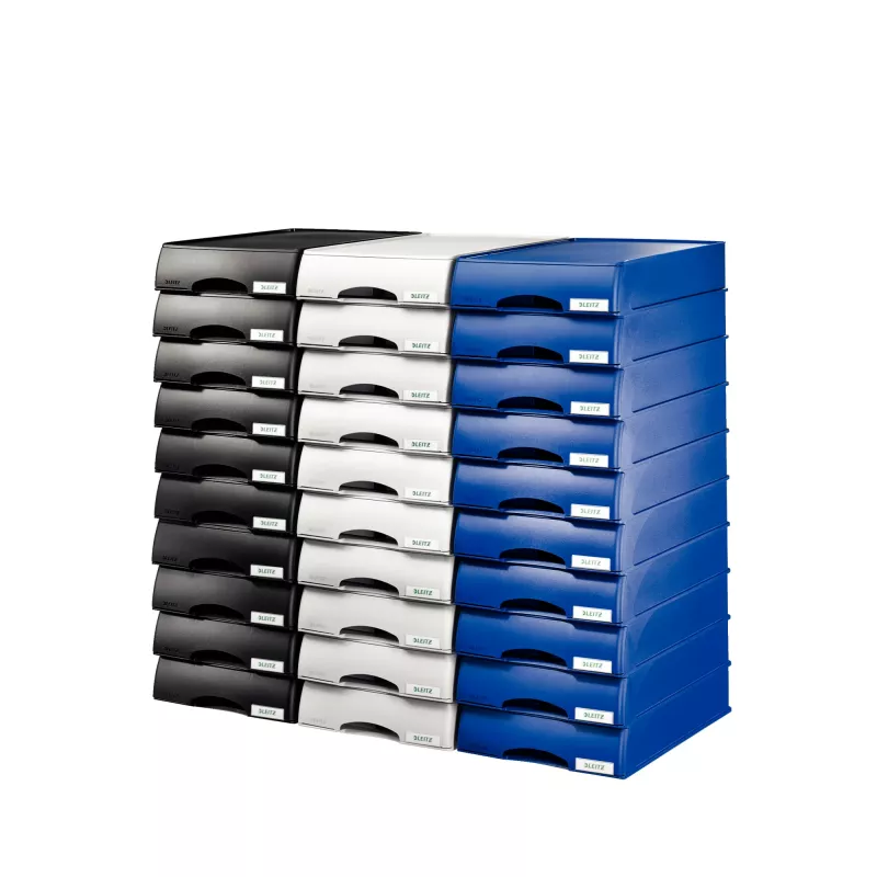 Leitz Letter tray Drawer unit Plus, Plastmasa, Zila, A4, 234 x 325 x 53 mm, 255 mm, 376 mm