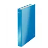 Leitz Ringbinder WOW Laminēts A4+ 2DR/25mm, A4, Kartons, Zils, Balts, 250 lapas, 80 g/m²
