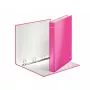 Leitz Ringbinder WOW Laminēts A4+ 4DR/25mm, A4, Kartons, Rozā, 230 lapas, 80 g/m², 2,5 cm