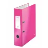 Leitz šķirkļu mape 180° WOW POB/laminēta A4/80mm, A4, kartons, rozā, 600 loksnes, 80 g/m², 8 cm