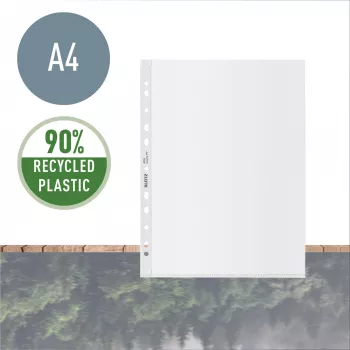 Leitz Recycle A4 kabatiņa, 210 x 297 mm (A4), caurspīdīga, polipropilēns (PP), portrets, 0,1 mm, 230 mm