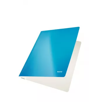 Leitz plakanā mape kartītēm/dēļiem WOW A4, A4, kartons, zila, metāliska, 250 lapas, 240 mm, 3 mm