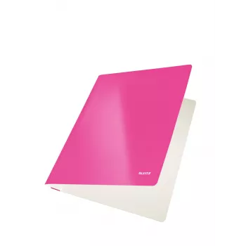 Leitz plakanā mape kartītēm/plāksnēm WOW A4, A4, kartons, metālisks, rozā, 250 loksnes, 240 mm, 3 mm