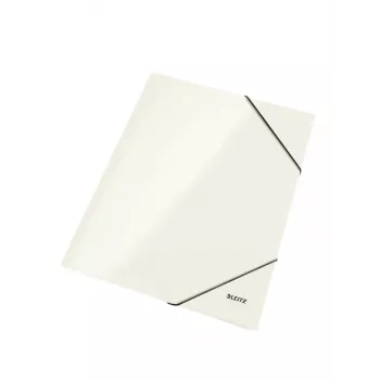 Leitz 3 atloku mape WOW Card/POB A4, A4, polipropilēns (PP), metāliska, balta, 250 lapas, 241 mm, 5 mm