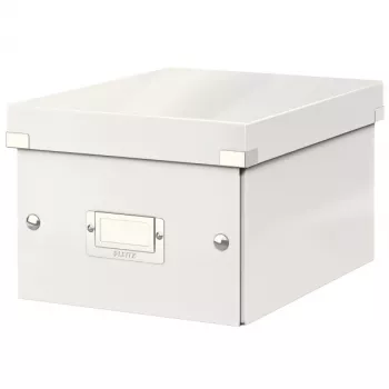 Leitz Click & Store WOW mazā uzglabāšanas kaste, balta, kartons, 7,4 L, 200 x 250 x 148 mm, 540 g, 1 gab.
