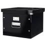 Leitz Click & Store WOW piekarināmo mapju kaste, melna, kartons, 357 mm, 285 mm, 367 mm, 1,21 kg