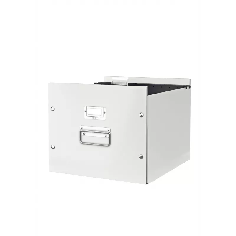 Leitz Click & Store WOW piekaramo mapju kaste, balta, kartons, 1,21 kg