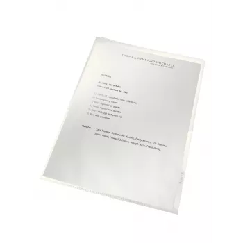 Leitz Recycle A4 mape, A4, polipropilēns (PP), caurspīdīga, matēta, portreta orientācija, 220 mm