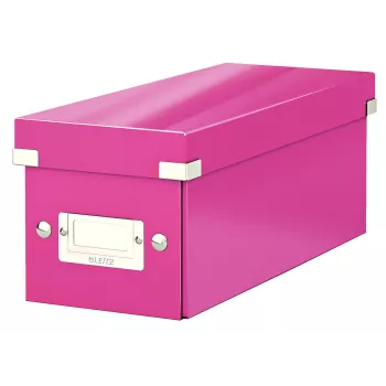 Leitz Click & Store WOW CD glabāšanas kaste, rozā, kartons, 143 mm, 352 mm, 136 mm, 440 g
