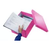 Leitz Click & Store WOW vidēja izmēra glabāšanas kaste, rozā, kartons, 16,7 l, 281 mm, 200 mm, 265 x 335 x 188 mm