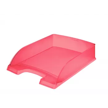 Leitz Letter tray Standard Plus Frosty Standard, plastmasa, sarkana, A4, 255 x 357 x 70 mm, 270 g