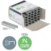 Leitz skavas Power Performance P4 26/8, kaste ar 5000, skavu iepakojums, 26/8, 8 mm, 100 skavas, stiprināšanai, 26/8