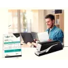 Leitz Electric Stapler 5533 NeXXt plakans Clinch 20 loksnes, 20 loksnes, 200 skavas, 2 cm, 1 cm, Plastmasa, Melns, Balts