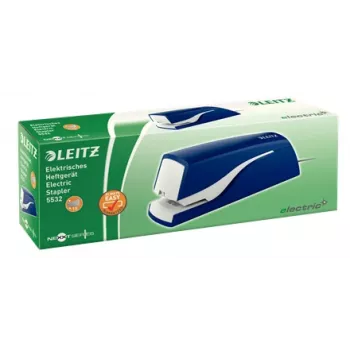 Leitz Electric Stapler 5532 NeXXt 10 loksnes, 10 loksnes, 200 skavas, 1 cm, 1 cm, Plastmasa, Zila