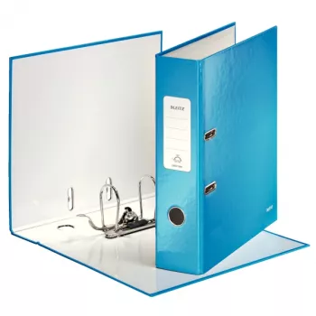 Leitz sviru mape 180° WOW POB/laminēta A4/80mm, A4, kartons, zila, 600 loksnes, 80 g/m², 8 cm