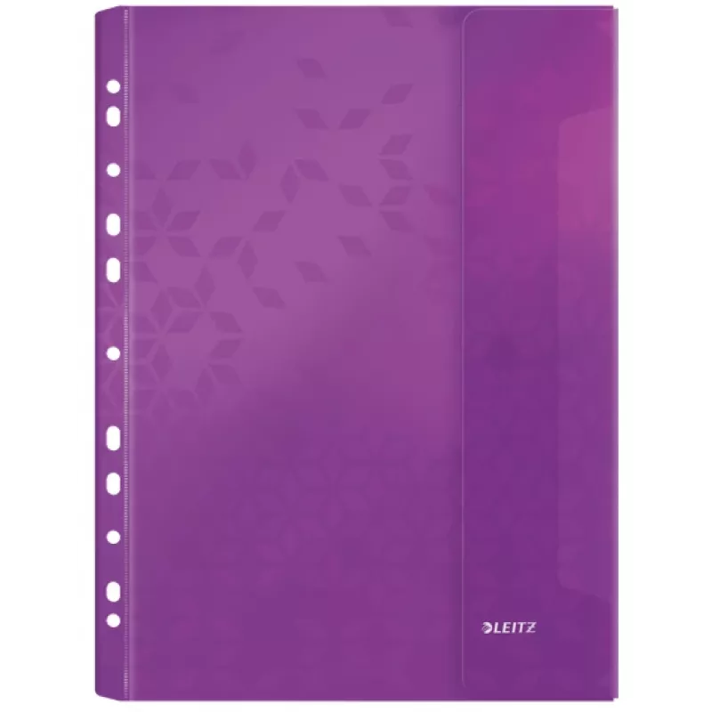 Leitz Kabata ar atloku WOW A4 PP dažādās krāsās, A4, Dažādas krāsas, Polipropilēns (PP), 0.2 mm, 235 mm, 4 mm