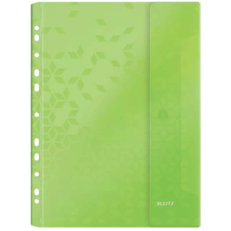Leitz Kabata ar atloku WOW A4 PP dažādās krāsās, A4, Dažādas krāsas, Polipropilēns (PP), 0.2 mm, 235 mm, 4 mm