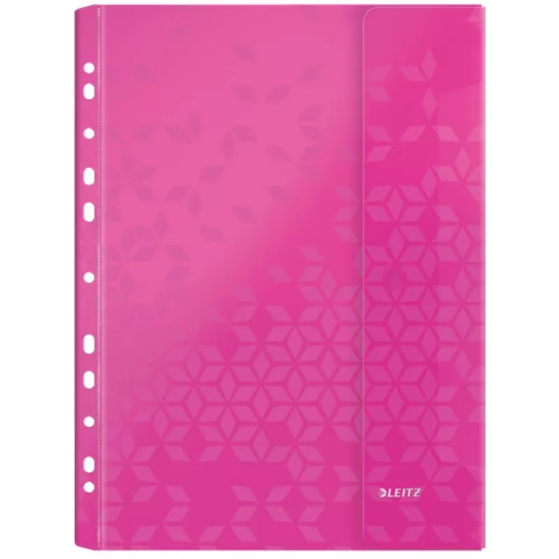 Leitz Kabata ar atloku WOW A4 PP dažādās krāsās, A4, Dažādas krāsas, Polipropilēns (PP), 0.2 mm, 235 mm, 4 mm