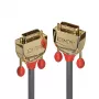 Lindy 3m DVI-D Dual Link kabelis, Gold Line, 3 m, DVI-D, DVI-D, vīrišķais, vīrišķais, pelēks