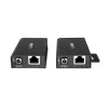 Lindy 100m 2 Portu USB 2.0 Cat. 6 paplašinātājs, AV raidītājs un uztvērējs, 100 m, vadu, melns