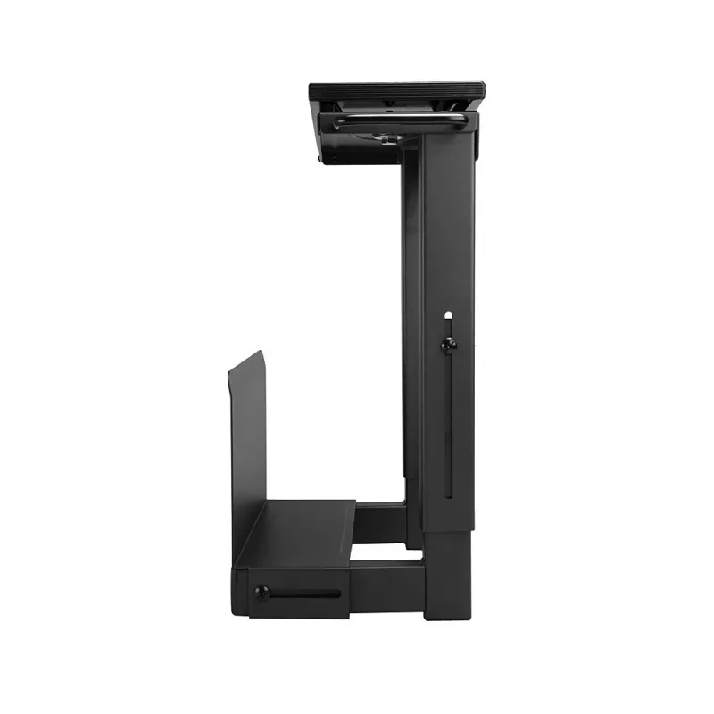 Lindy Sliding Under Desk PC Holder, pie galda stiprināms centrālā procesora turētājs, 30 kg, melns, tērauds, 0 - 360°, 45 cm
