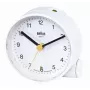 Braun BNC 001 kvarca modinātājpulkstenis balts