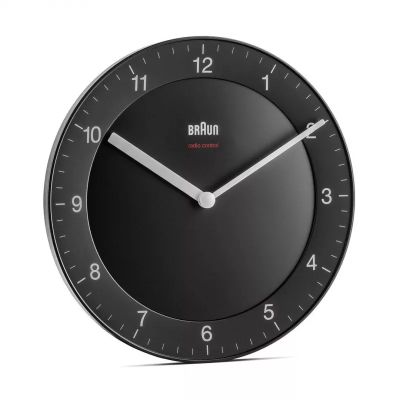 Braun BC06B-DCF kvarca pulkstenis Circle melns