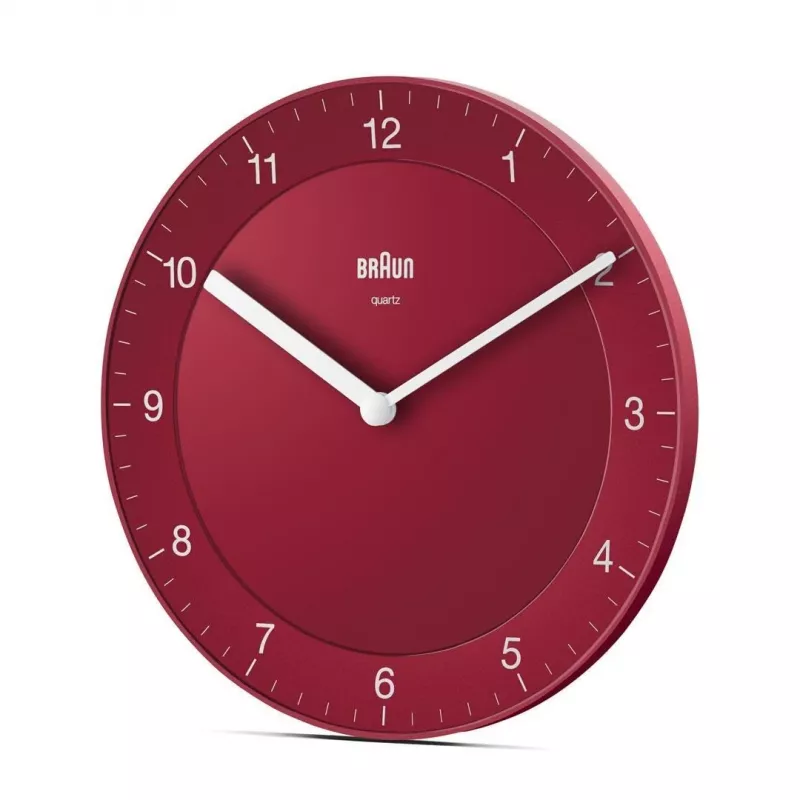 Braun BC06R-DCF Kvarca pulkstenis aplis sarkans