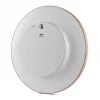 Sienas pulkstenis BRAUN BC 17 PW DCF — analogais DCF radiovadāmais pulkstenis, rozā un baltā krāsā