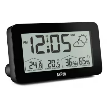 Braun BC13BP-DCF modinātājs Digitālais modinātājs Melns