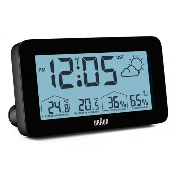 Braun BC13BP-DCF modinātājs Digitālais modinātājs Melns